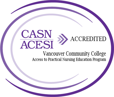Access to Practical Nursing program earns CASN accreditation logo