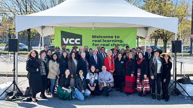 Indigenous ground blessing ceremony marks new chapter at VCC