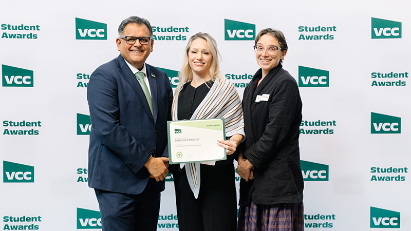 Student Awards recipient Melissa