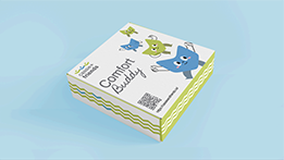 A kids injection packaging