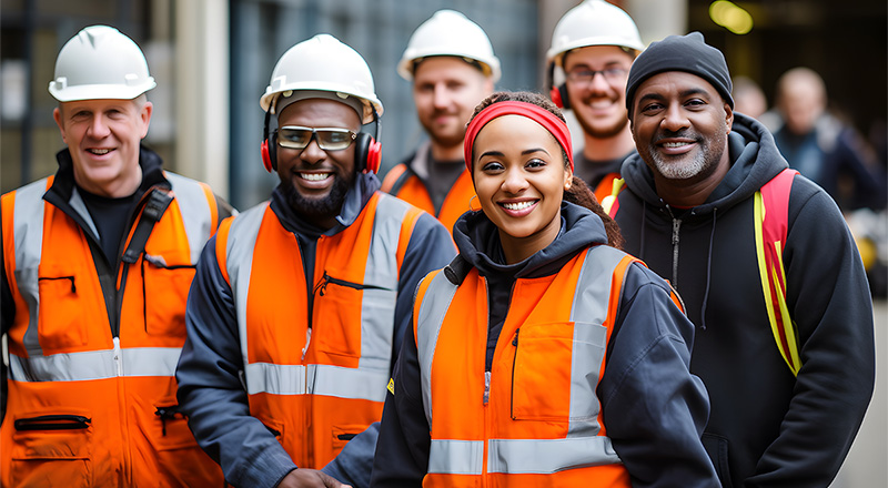 diverse workers