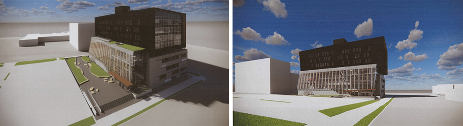 artistic rendering of VCC Centre for Clean Energy and Automotive Innovation (CCEAI))