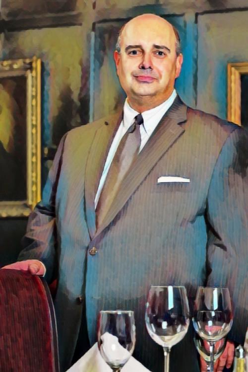 Watercolor portrait of Mr. John Aisenstat