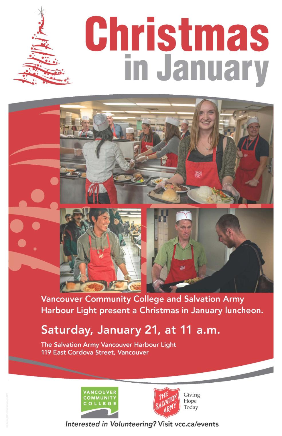 Christmas in January 2017 poster