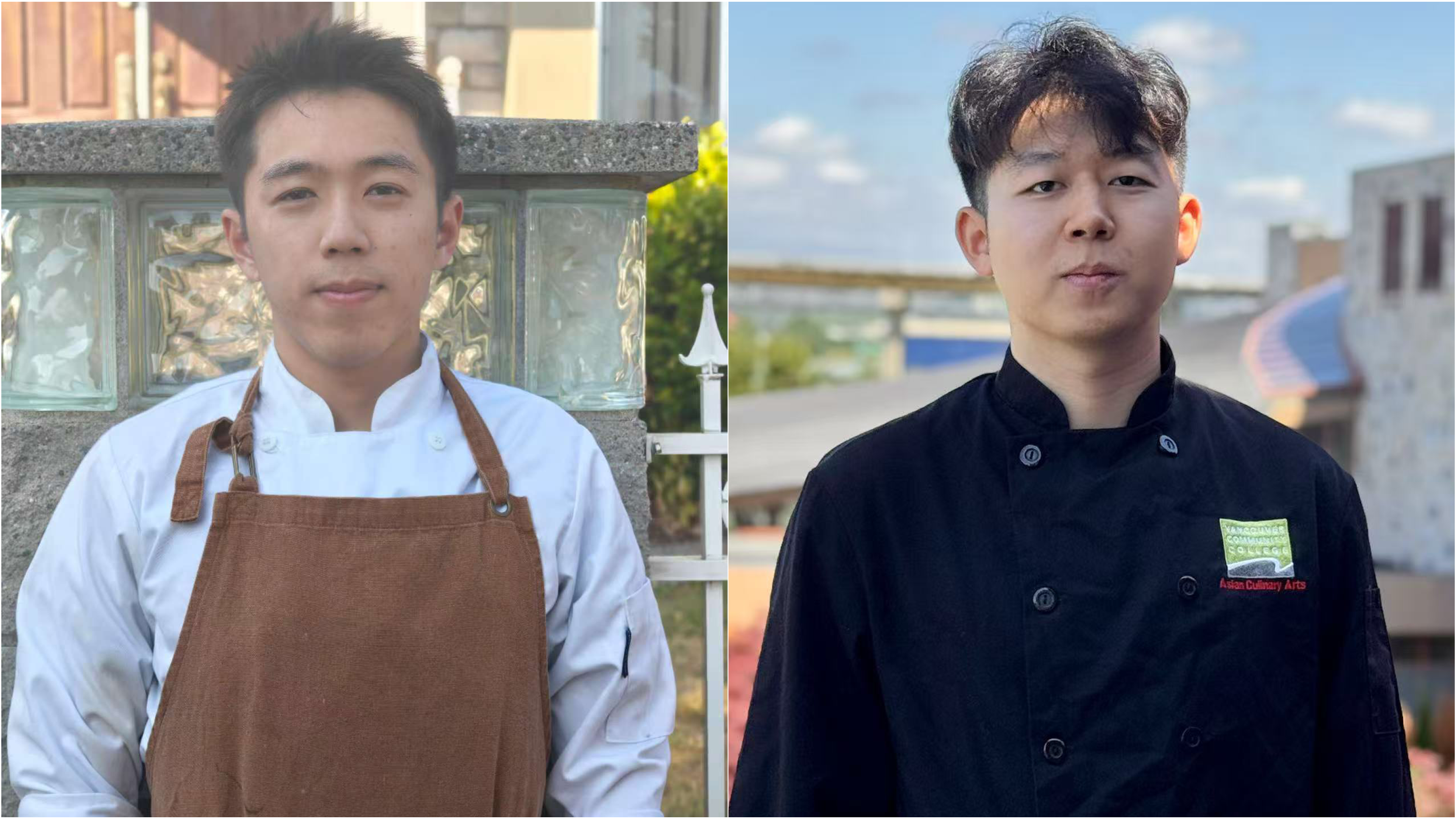Asian Culinary alums Junhao Li and Shaoyi Sun