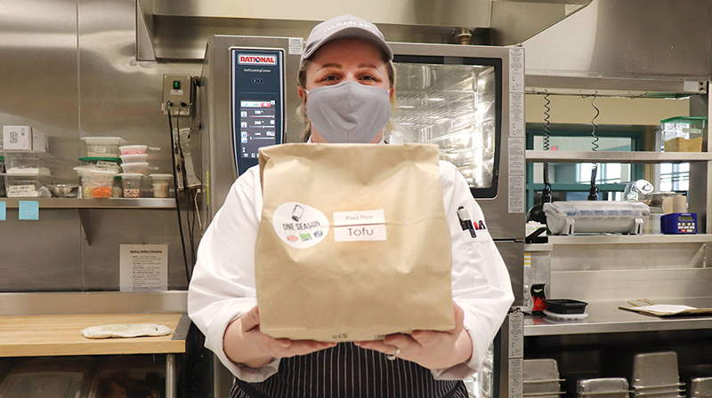 Chef Laura Dawe at WGSS