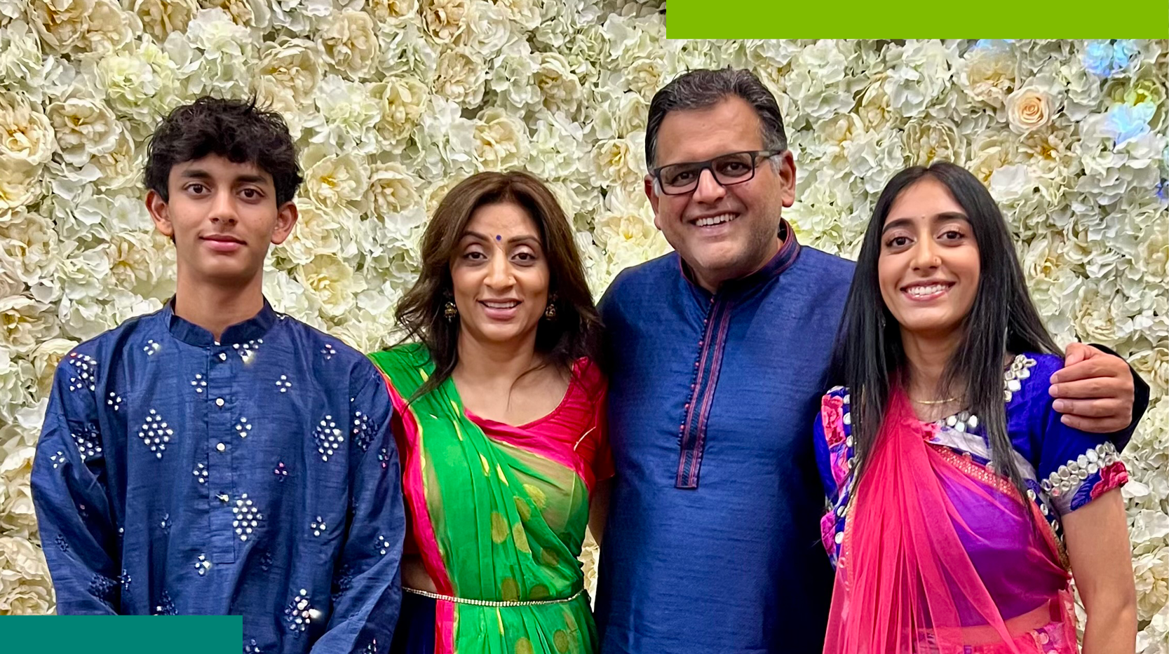 Patel family at Diwali