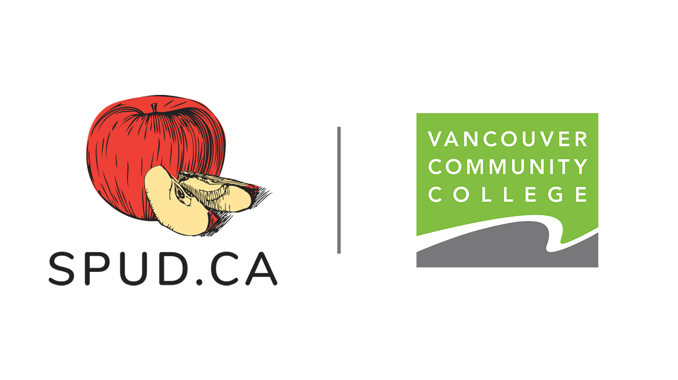 Spud.ca and VCC logos