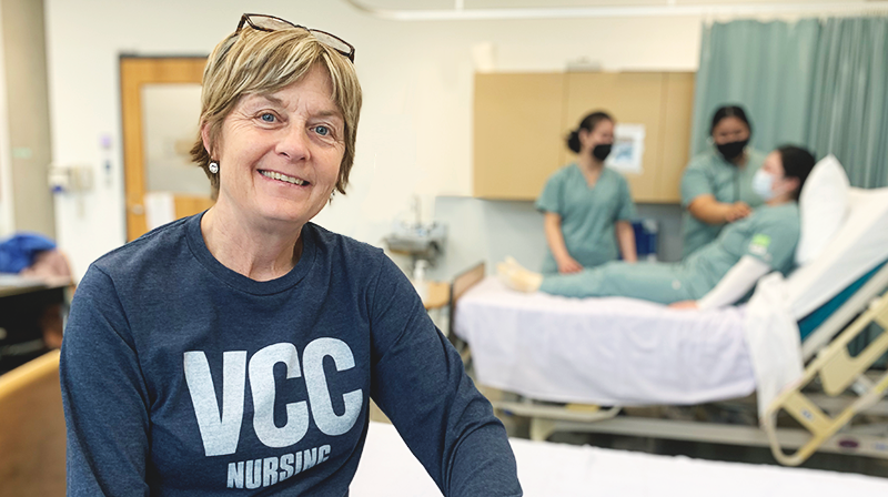 VCC Practical Nursing instructor Signy Novak