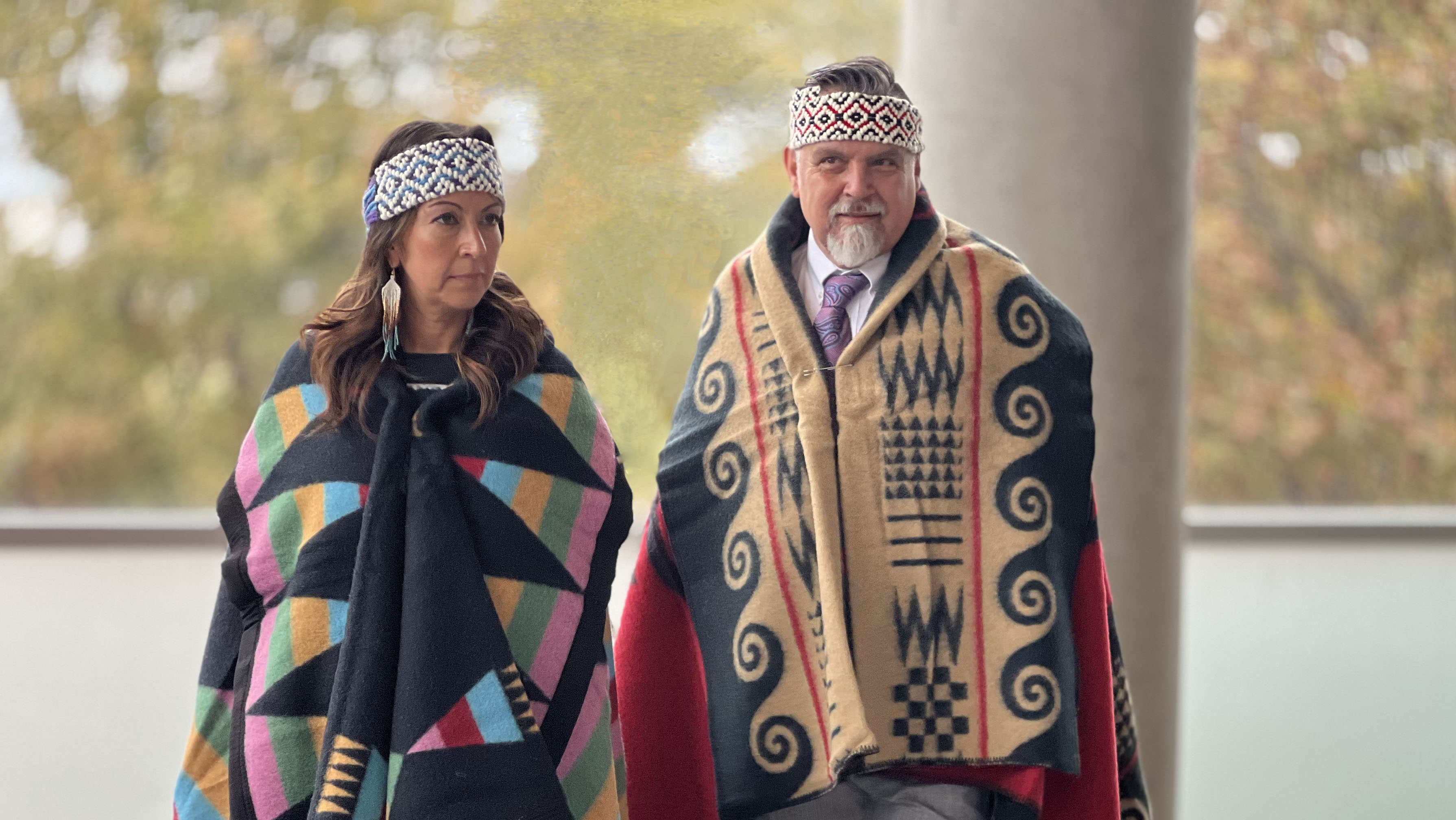 Indigenous leaders blanket ceremony