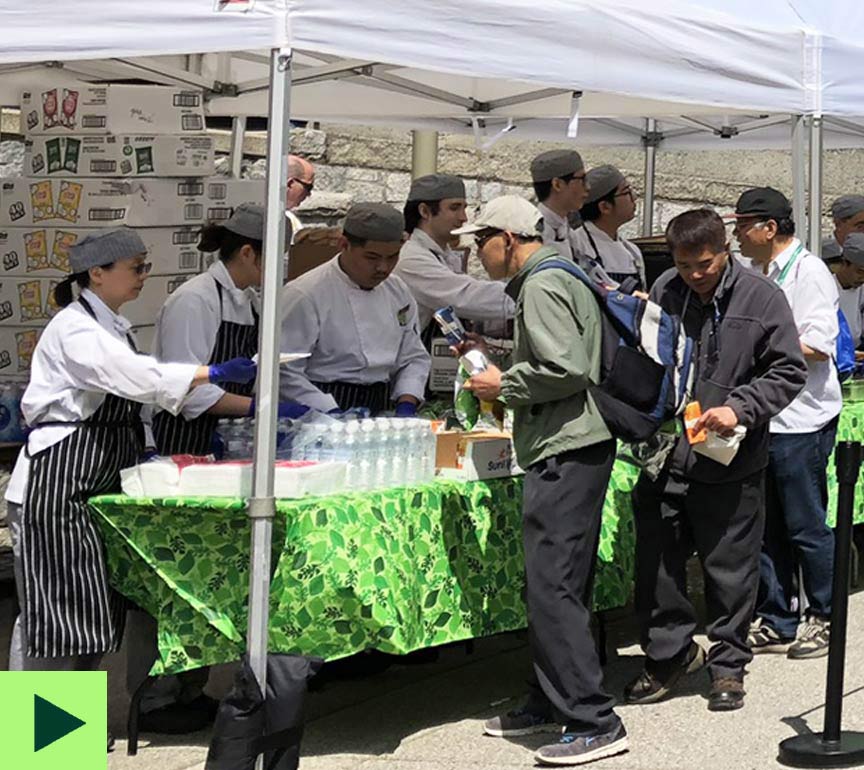 VCC culinary students helping neighbours in need