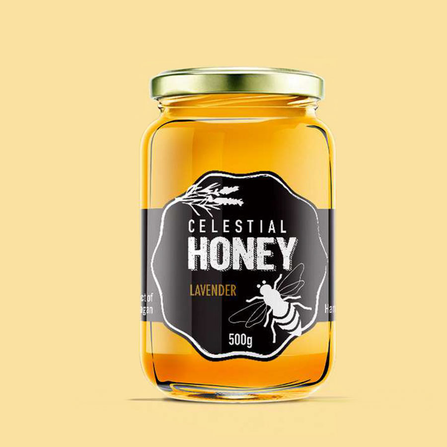 studio work - jar label