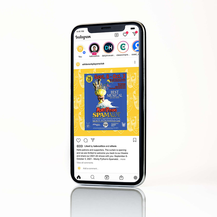 student work - social media