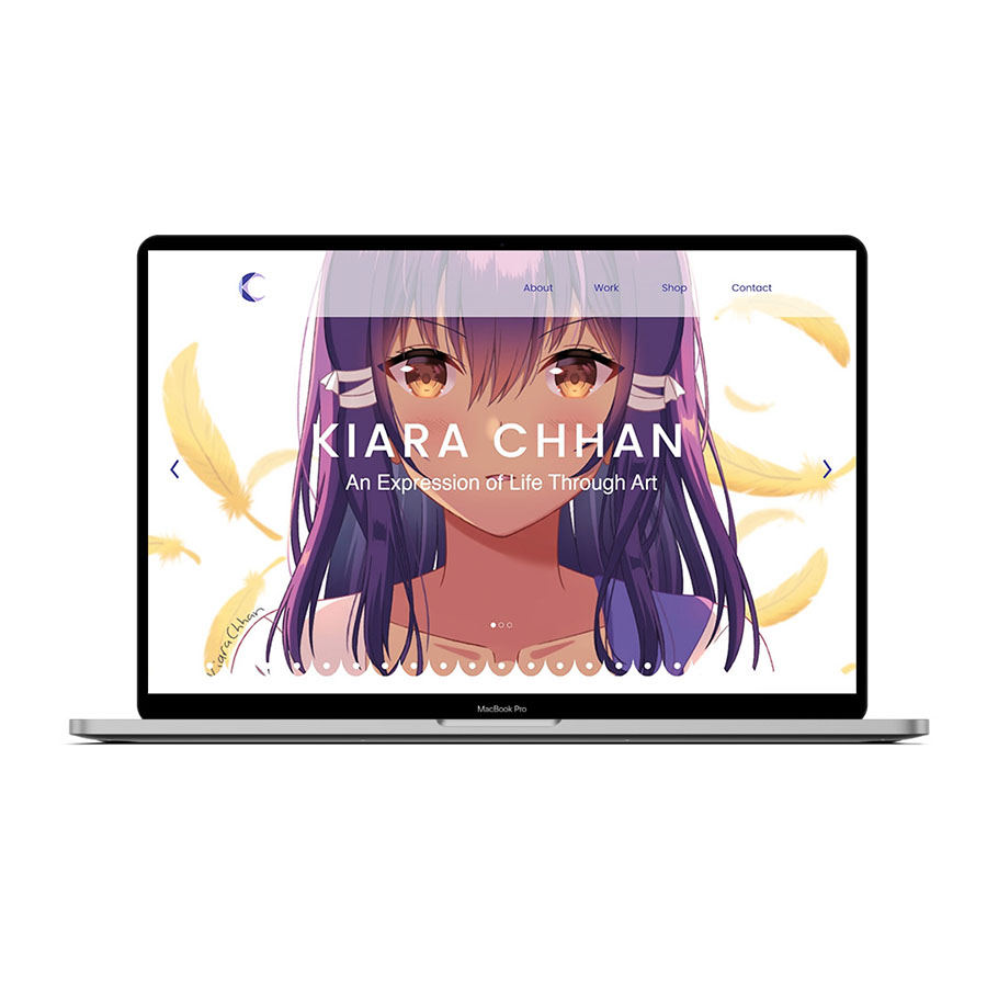 student work - website