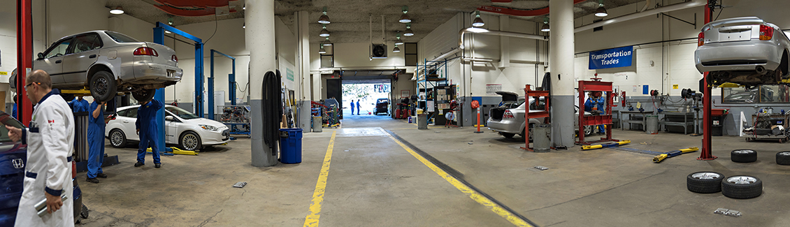 Automotive Service  Program has a world class facility
