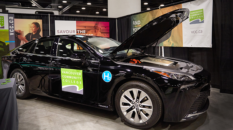 Toyota Mirai on display at Skills Canada 2022